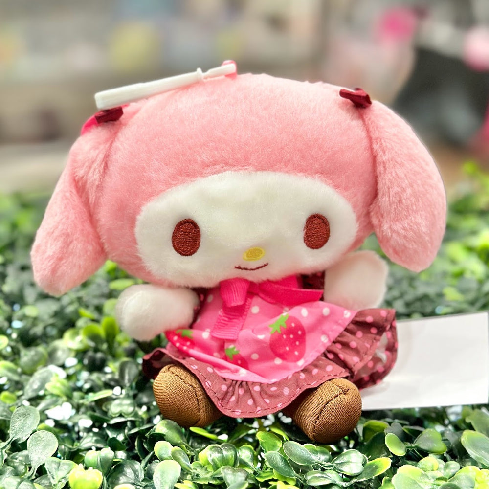 My Melody "Chocolate & Strawberry" Mascot Clip-On Plush