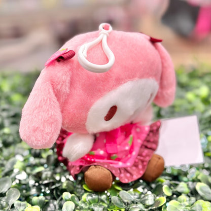My Melody "Chocolate & Strawberry" Mascot Clip-On Plush