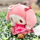 My Melody "Chocolate & Strawberry" Mascot Clip-On Plush