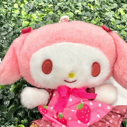 My Melody "Chocolate & Strawberry" Mascot Clip-On Plush