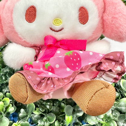 My Melody "Chocolate & Strawberry" Mascot Clip-On Plush