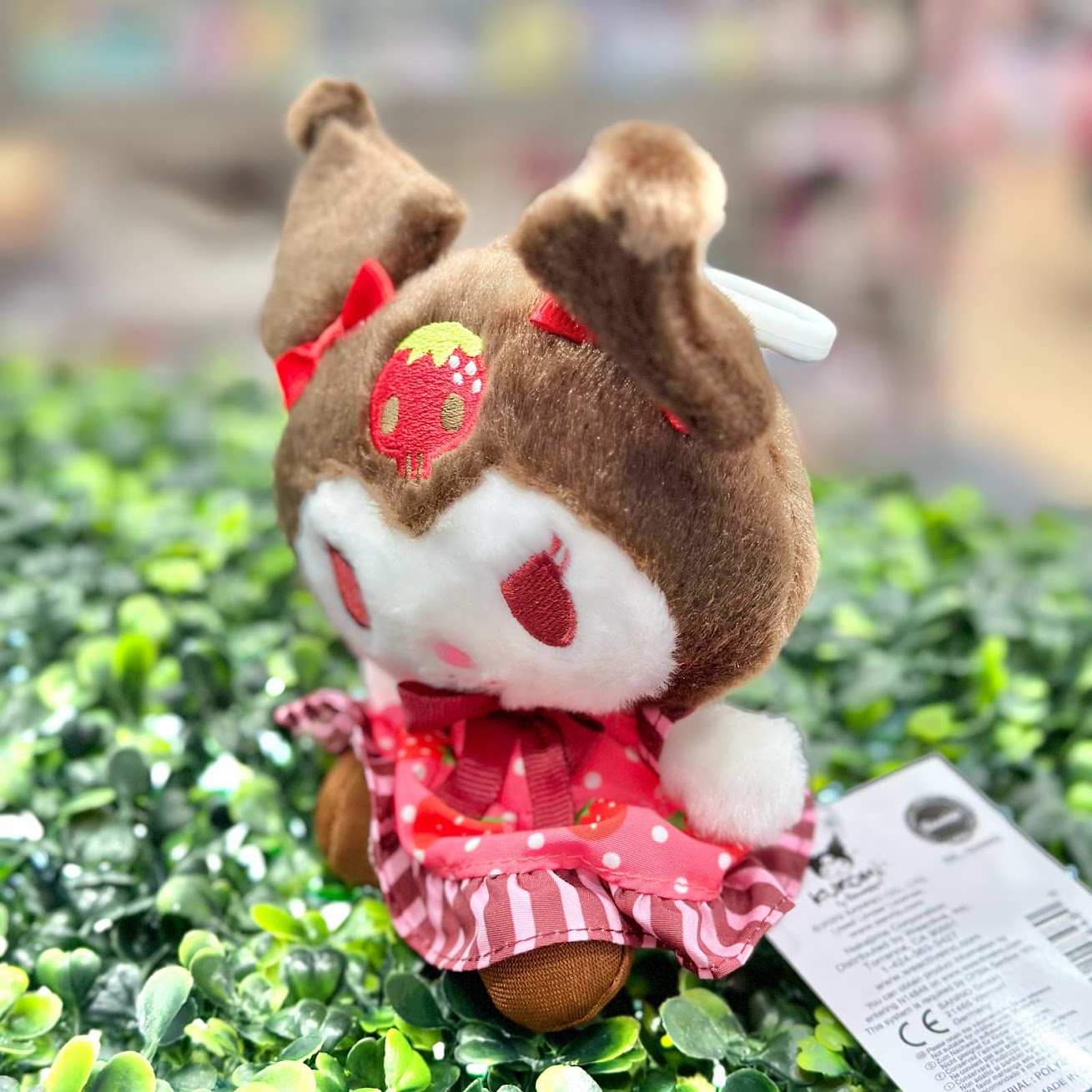 Kuromi "Chocolate & Strawberry" Mascot Clip-On Plush