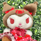 Kuromi "Chocolate & Strawberry" Mascot Clip-On Plush