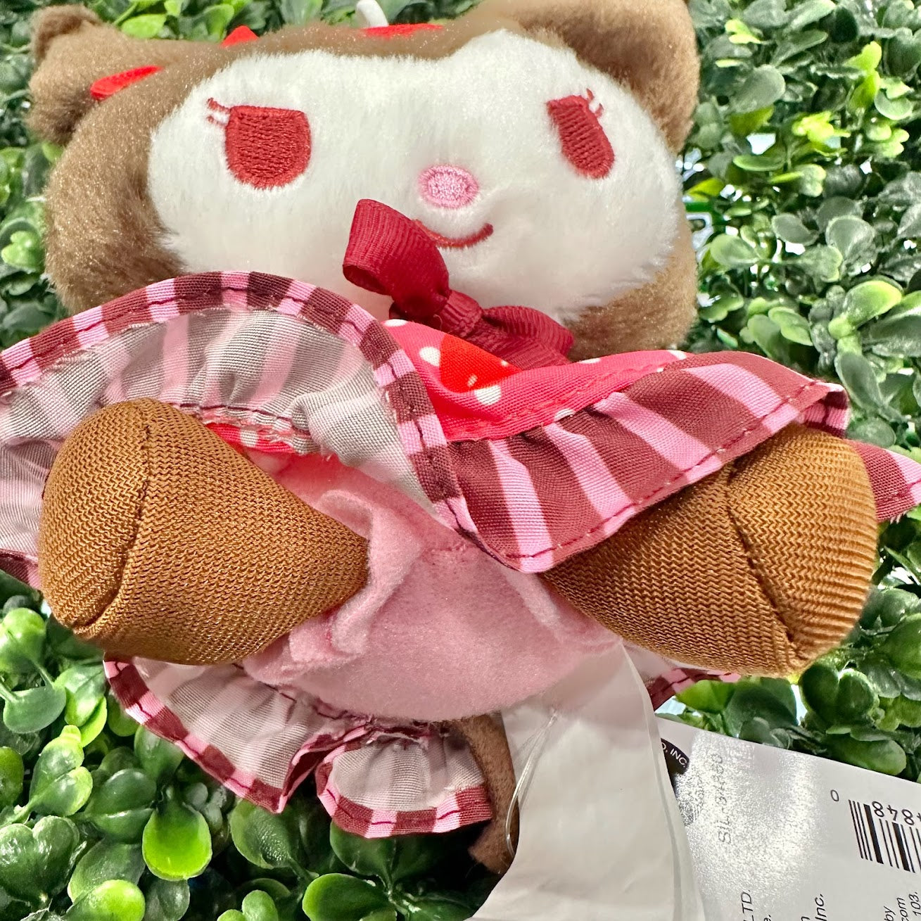 Kuromi "Chocolate & Strawberry" Mascot Clip-On Plush