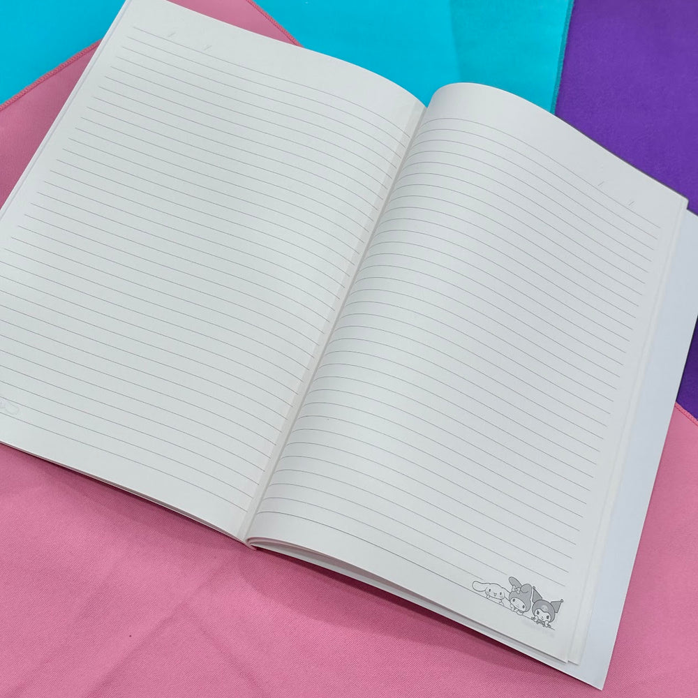 Kuromi Ruled Notebook (Off White)