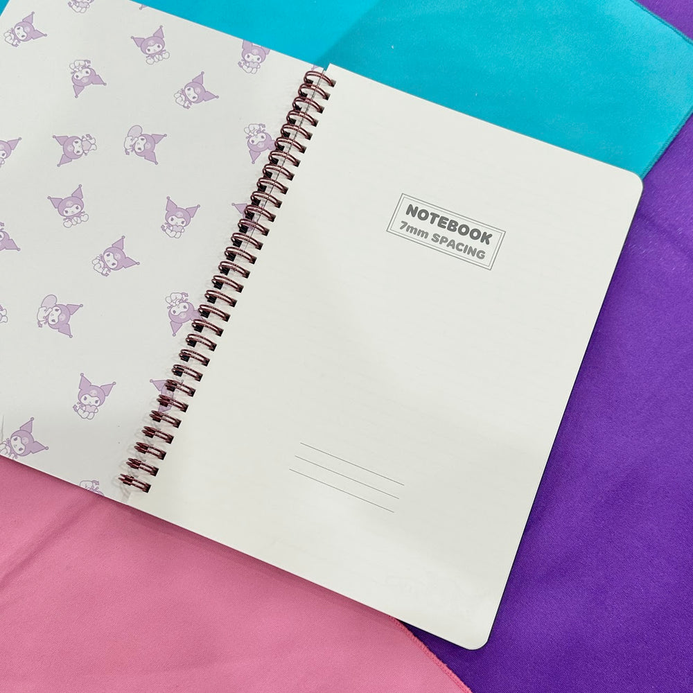 Kuromi PP College Ruled Notebook (Purple)