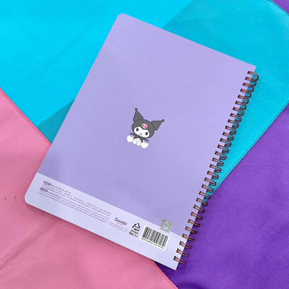 Kuromi PP College Ruled Notebook (Purple)