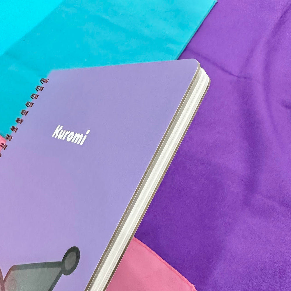 Kuromi PP College Ruled Notebook (Purple)