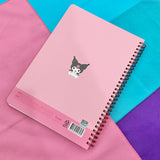 Kuromi PP College Ruled Notebook (Pink)