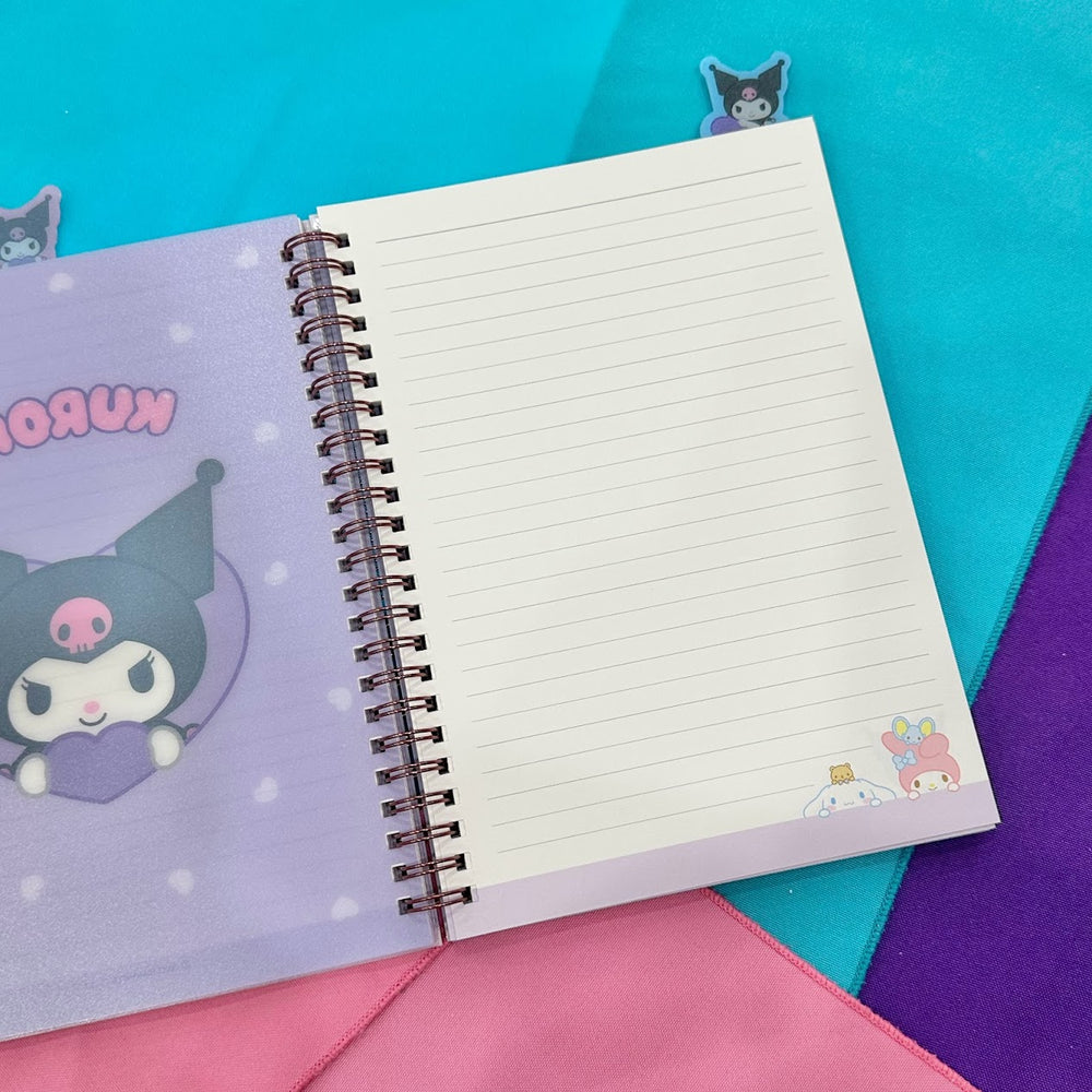 Kuromi 3-Section Index Notebook