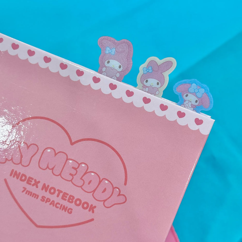 My Melody 3-Section Index Notebook