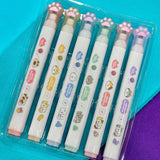 Cutie Cat 6 Color Highlighter Set
