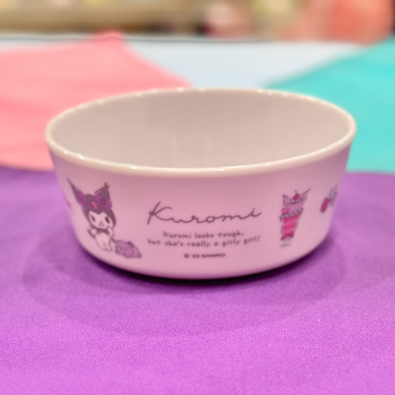 Kuromi Melamine Bowl