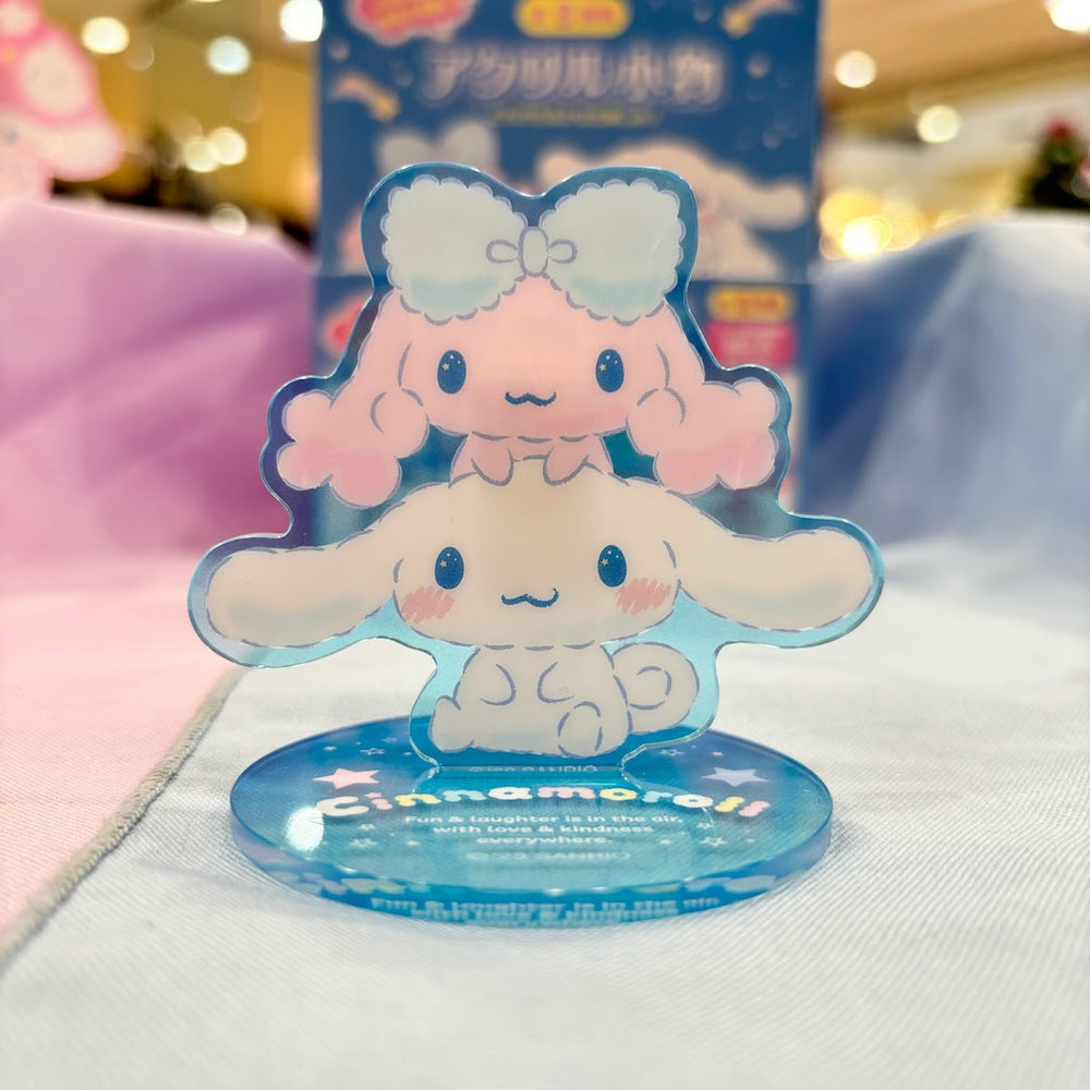 Cinnamoroll Acrylic Keychain and Stand (Retro Room Series)