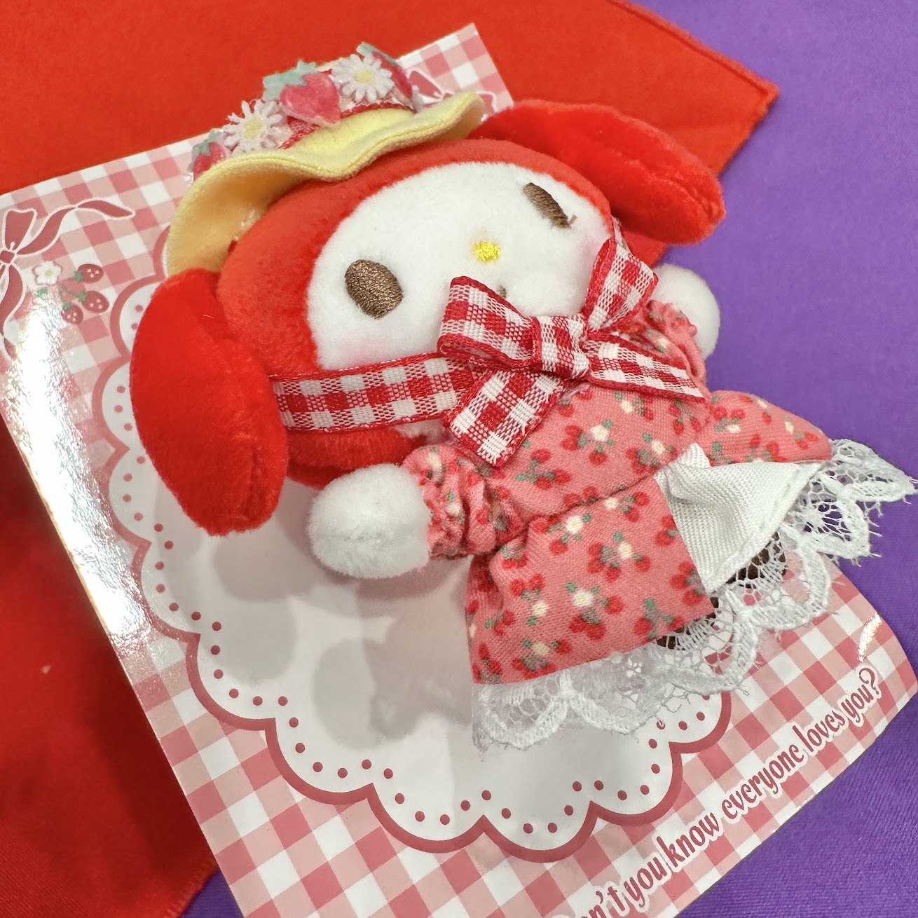My Melody "Patchwork" Mascot Brooch