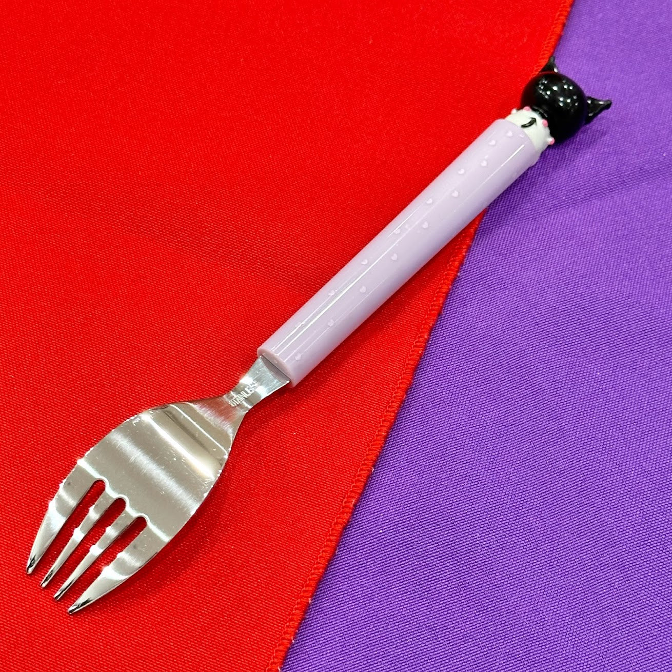 Kuromi Fork w/ Mascot
