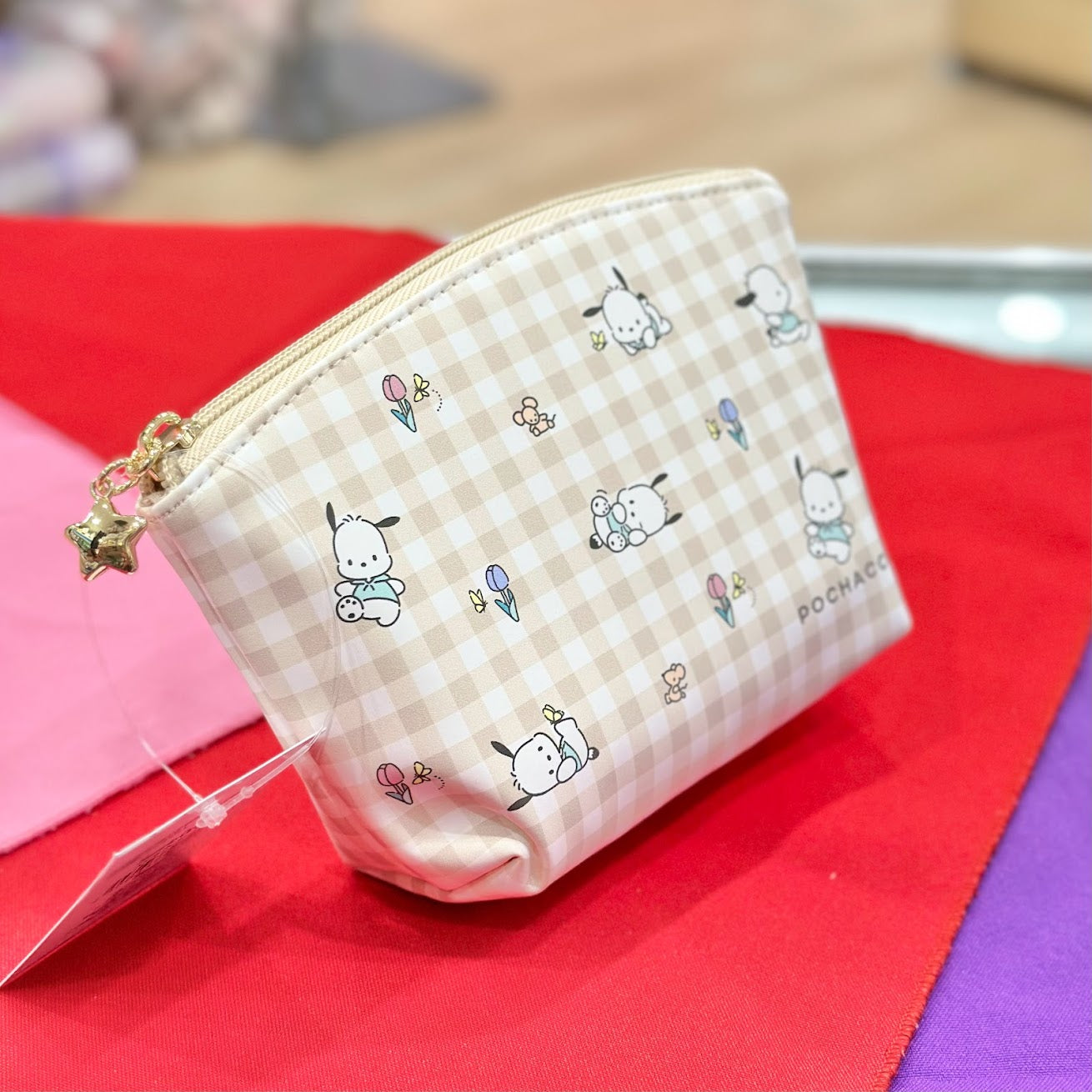 Pochacco "Gingham" Pouch