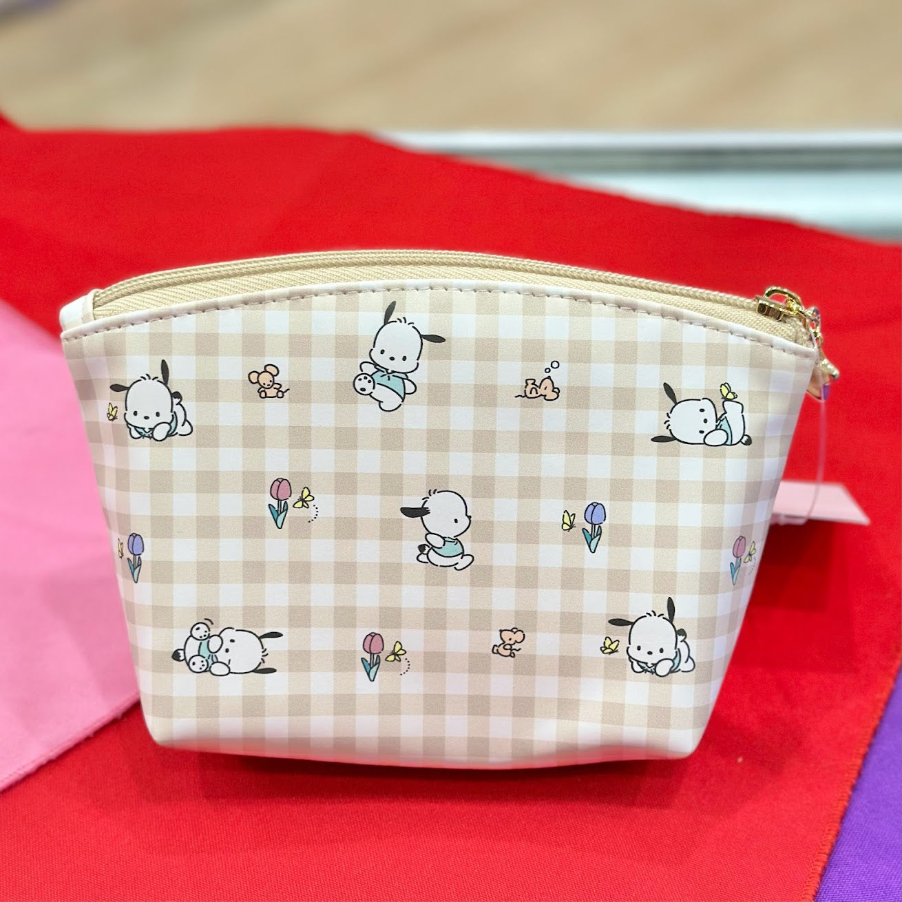 Pochacco "Gingham" Pouch