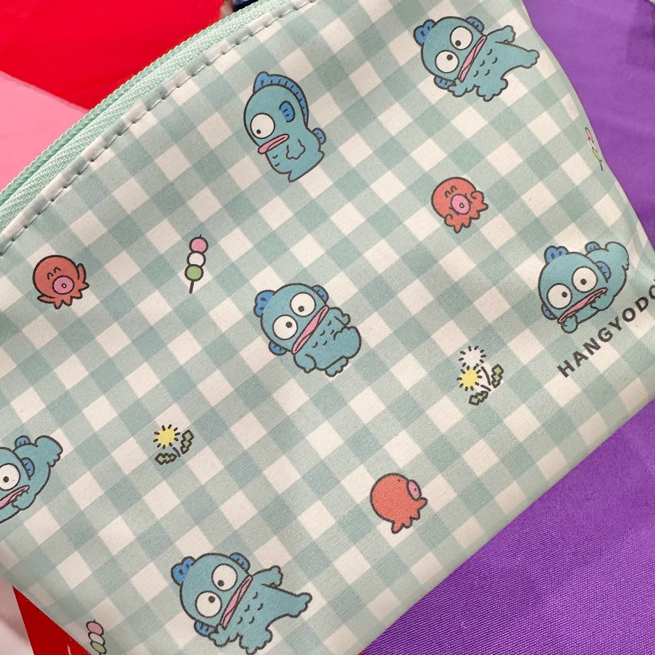 Hangyodon "Gingham" Pouch
