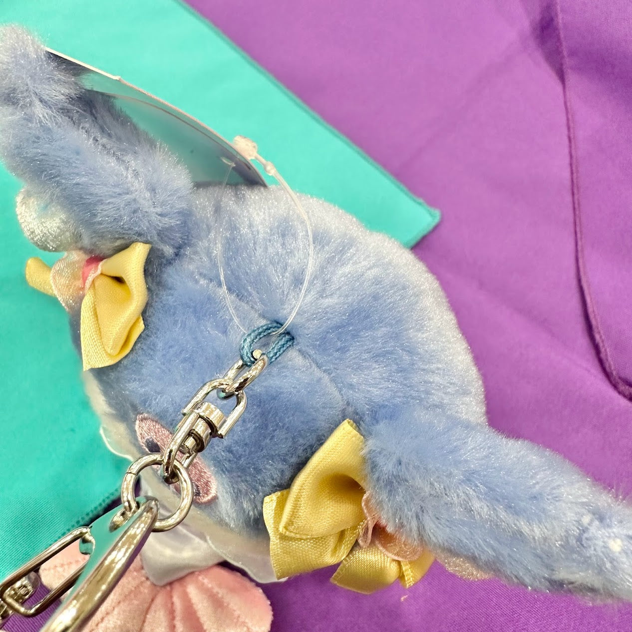Kuromi "Mermaid" Keychain w/ Mascot Plush
