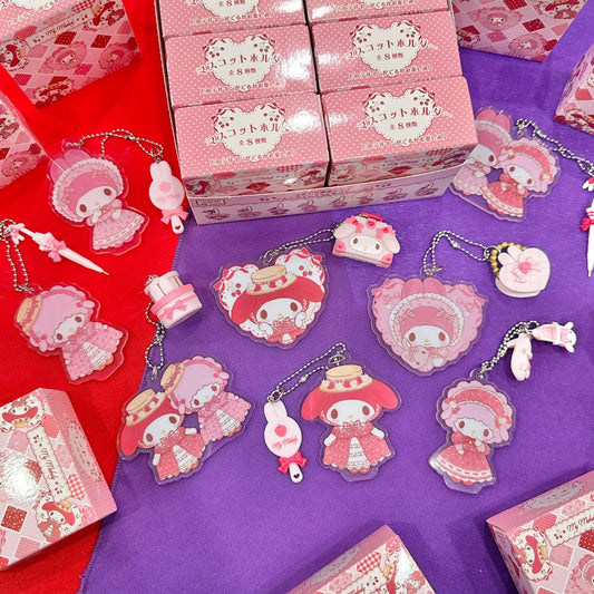 My Melody & My Sweet Piano "Patchwork" Secret Mascot Charm