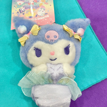 Kuromi "Mermaid" Keychain w/ Mascot Plush