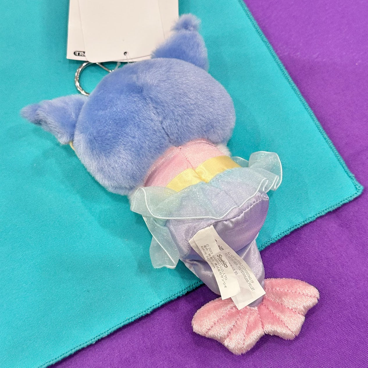 Kuromi "Mermaid" Keychain w/ Mascot Plush