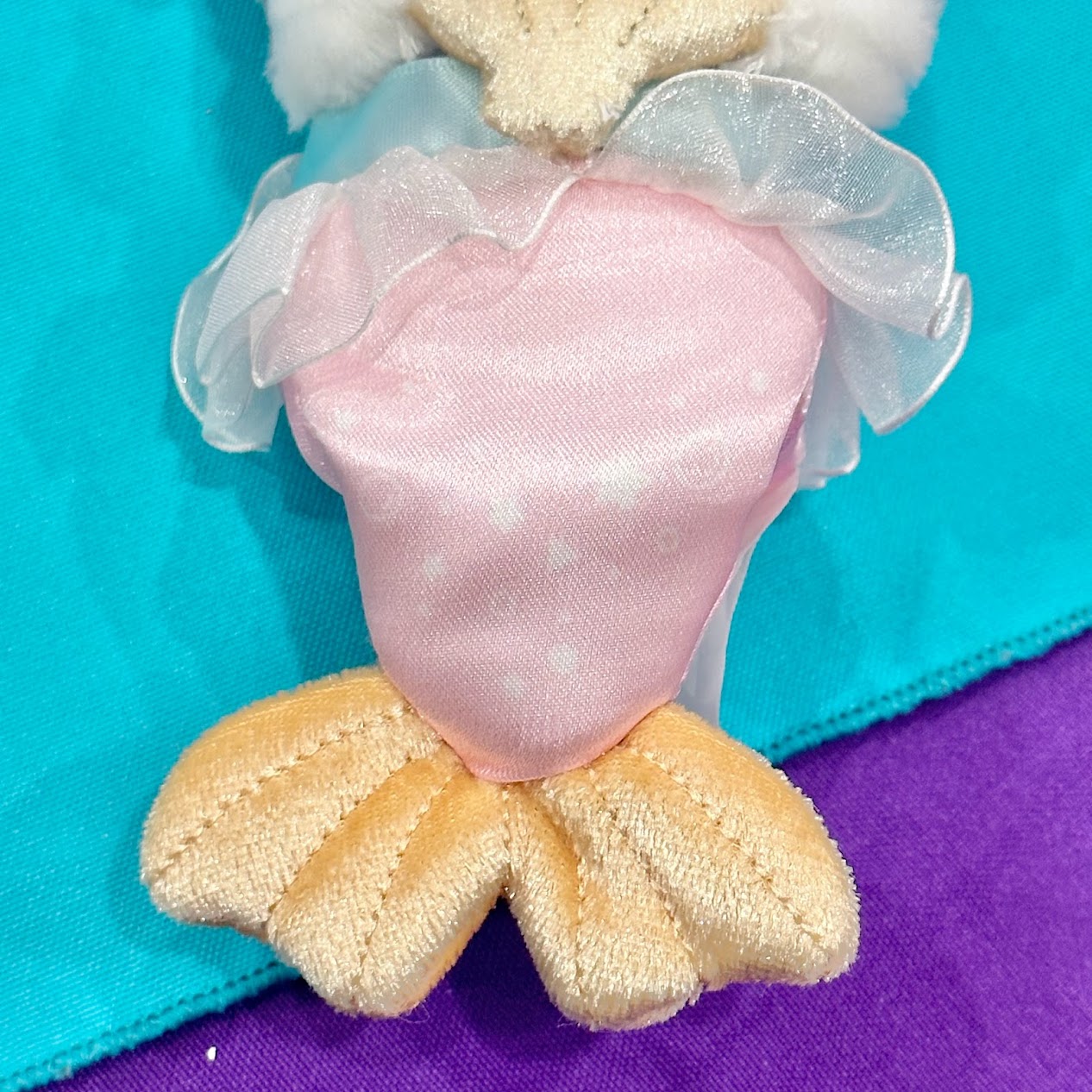 Pochacco "Mermaid" Keychain w/ Mascot Plush