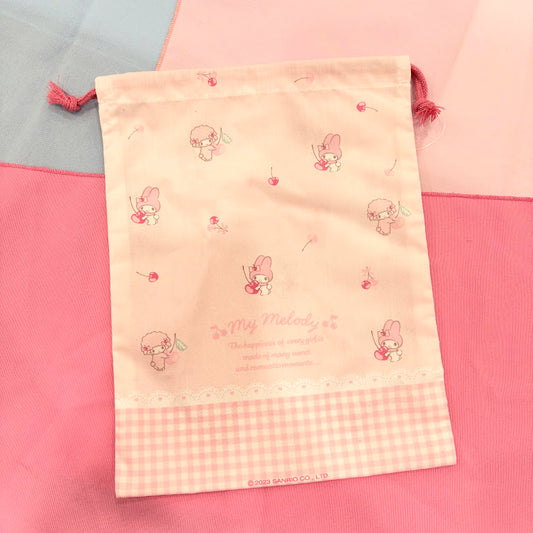 My Melody Medium "Cherry" Drawstring Bag