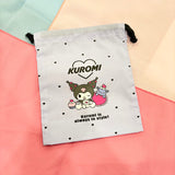 Kuromi Small "Letter" Drawstring Bag