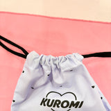 Kuromi Small "Letter" Drawstring Bag