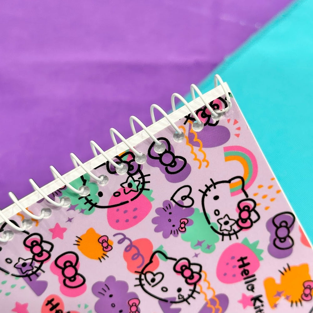 Hello Kitty "Colorful Graffiti" Mini Spiral Notebook