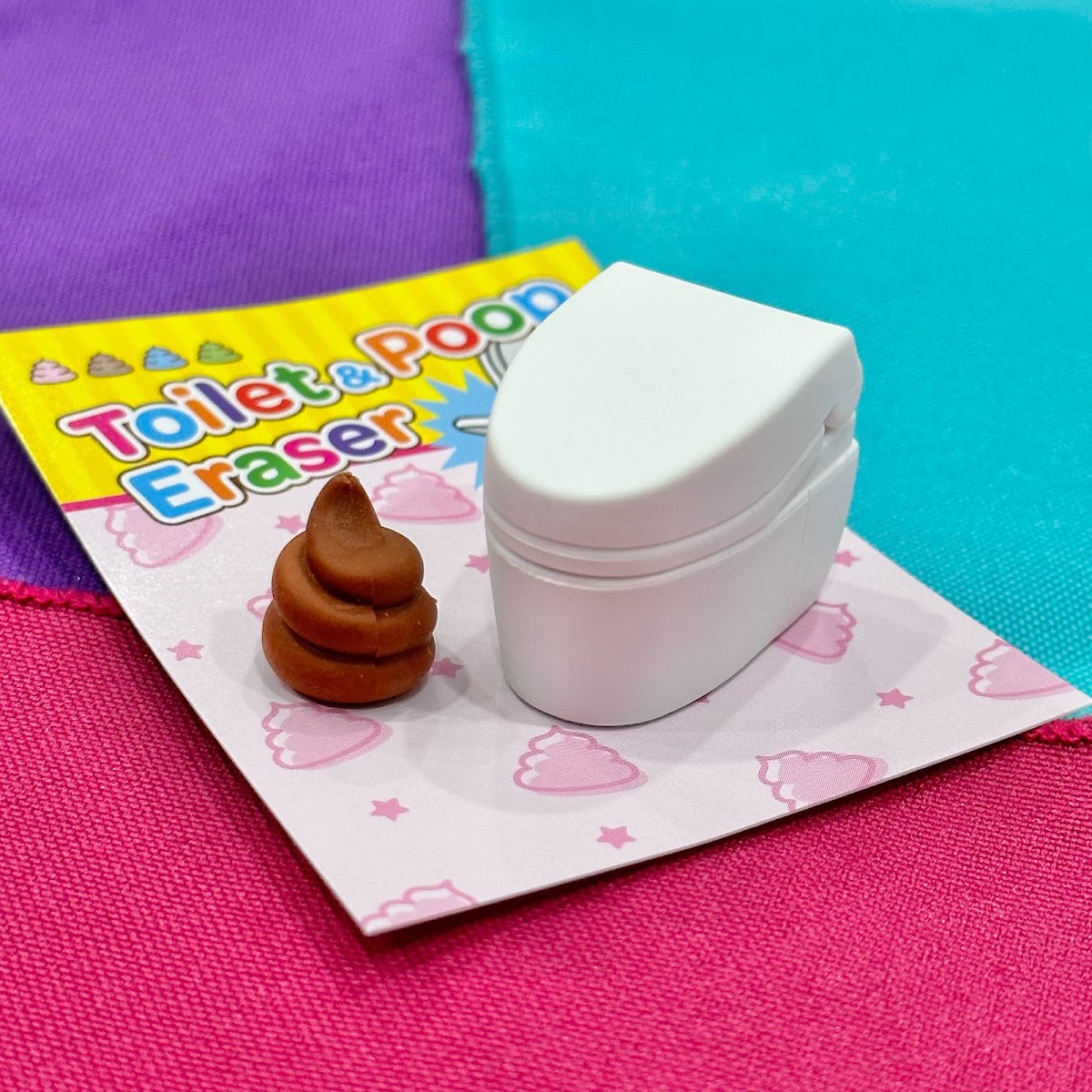 Toilet & Poop Eraser (White)