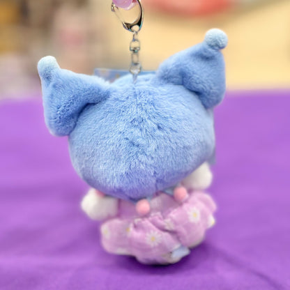 Kuromi "Daisy" Keychain w/ Mascot