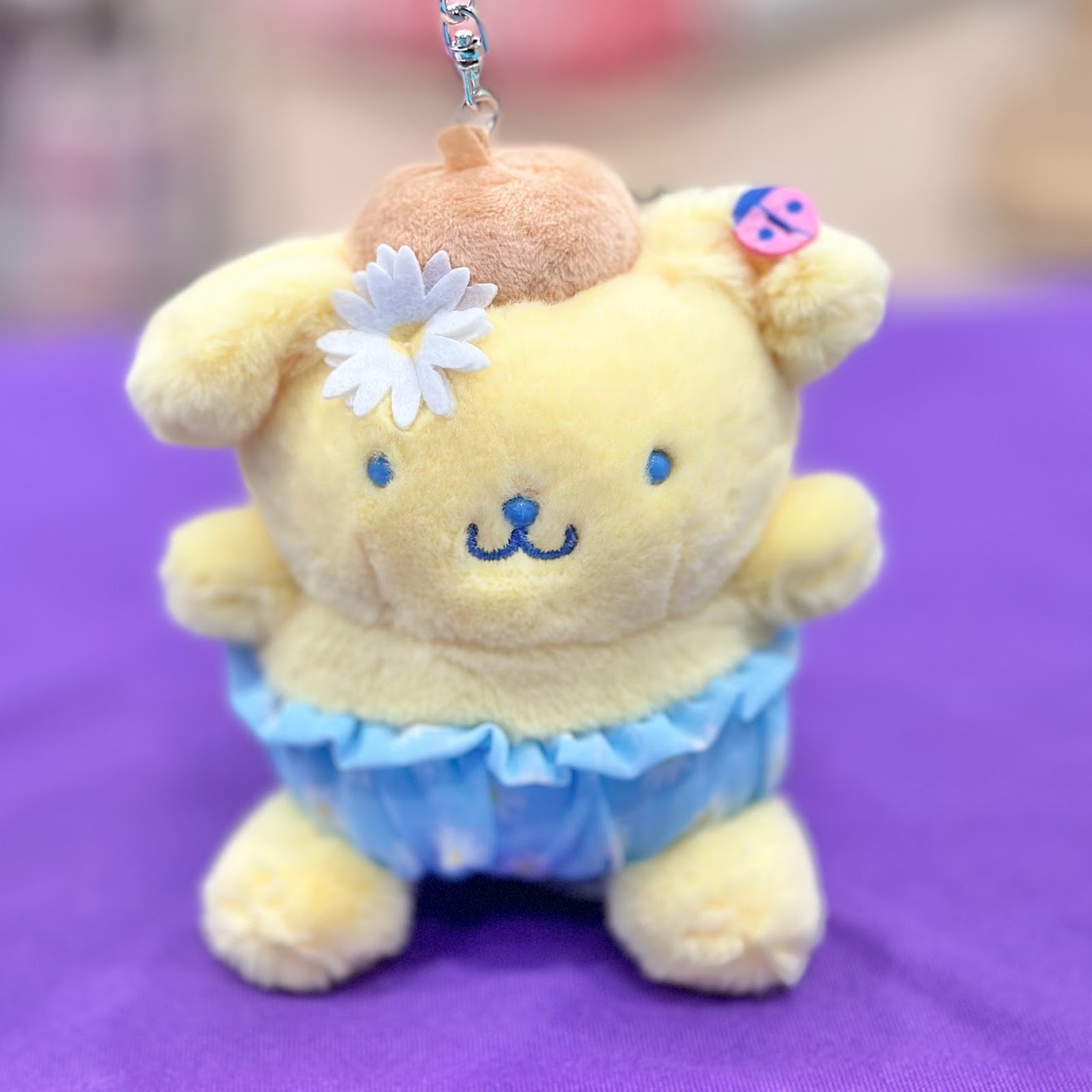 Pompompurin "Daisy" Keychain w/ Mascot