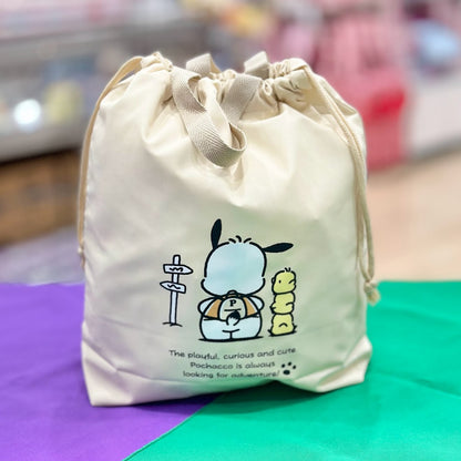 Pochacco Drawstring Tote Bag