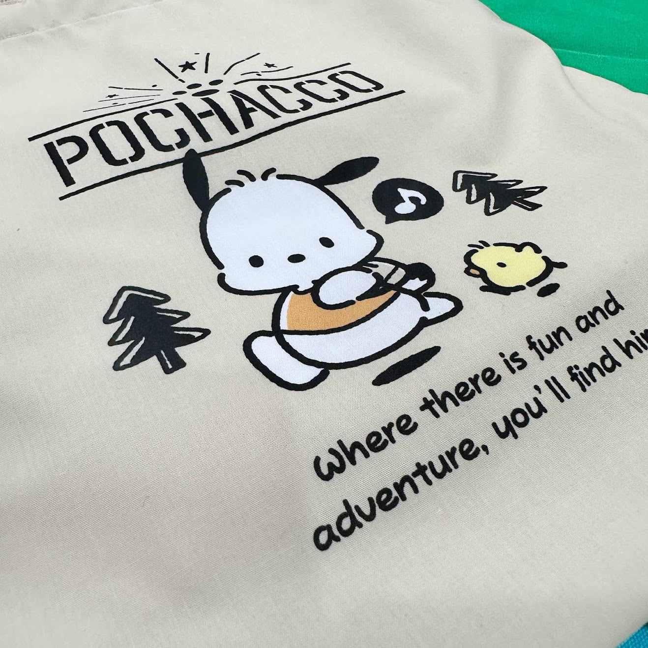 Pochacco Drawstring Tote Bag