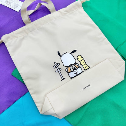 Pochacco Drawstring Tote Bag