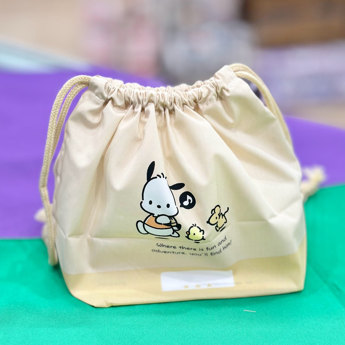 Pochacco Drawstring Bag