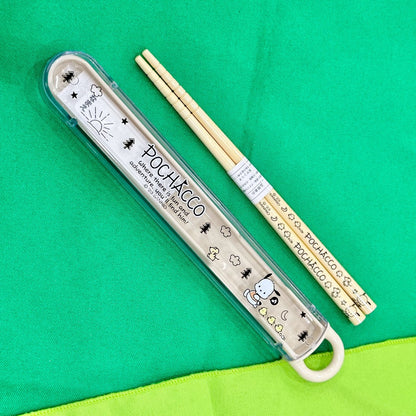 Pochacco Chopsticks in Case