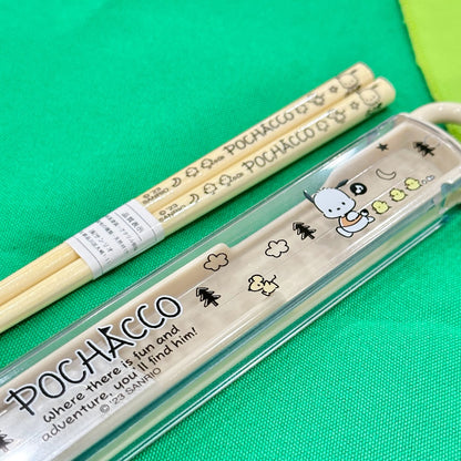 Pochacco Chopsticks in Case