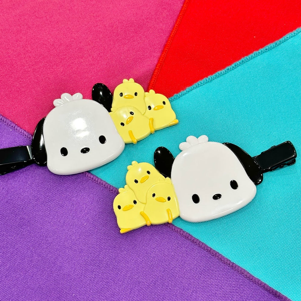 Pochacco Long Bang Clip Set