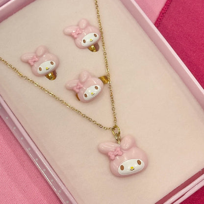 My Melody 3pc Die-Cut Accessory Set