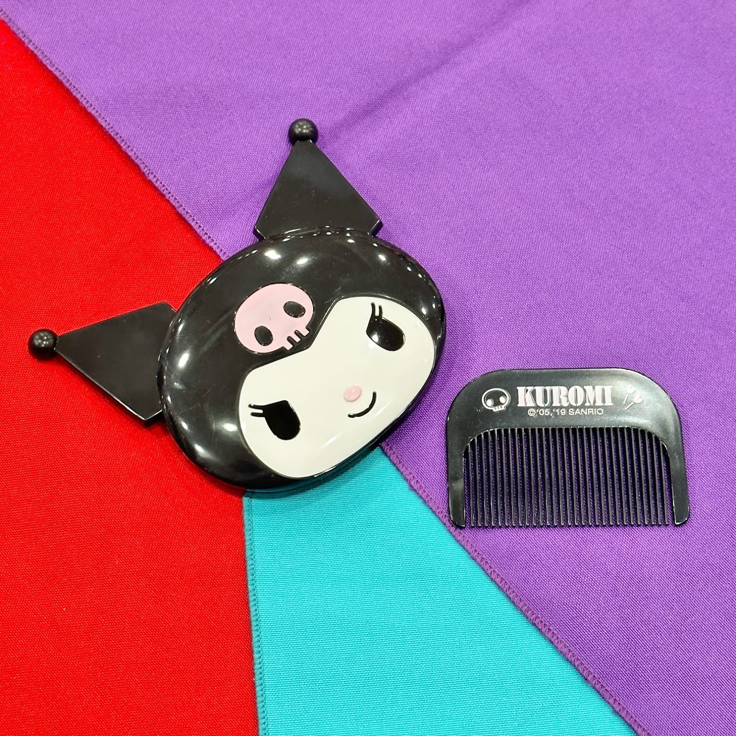 Kuromi Mirror & Comb Set