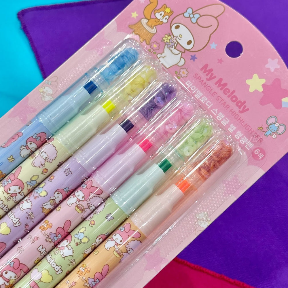 My Melody 6 Color Highlighter