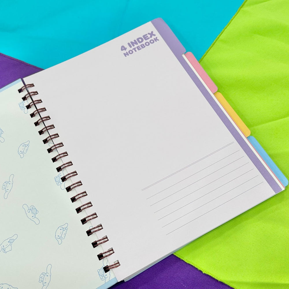 Cinnamoroll Left Bounded 4 Index Notebook