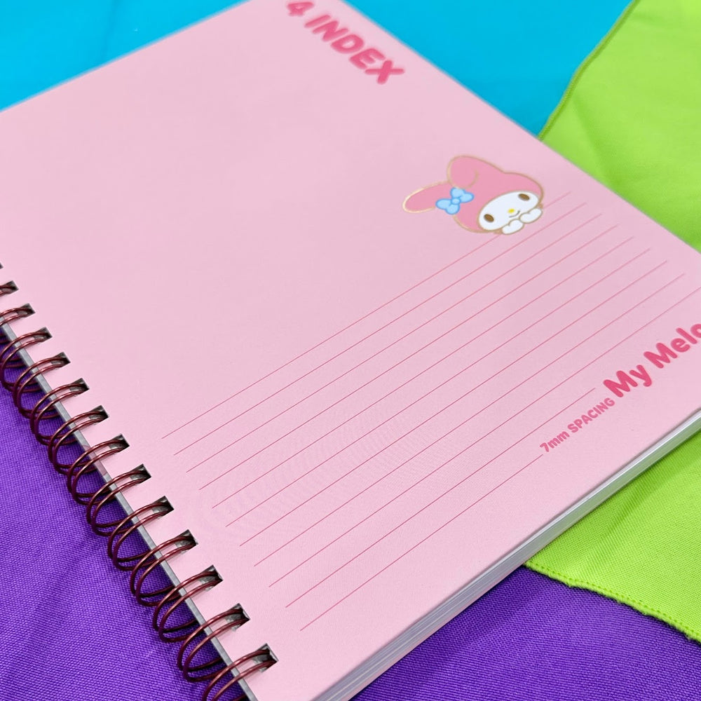 My Melody Left Bounded 4 Index Notebook