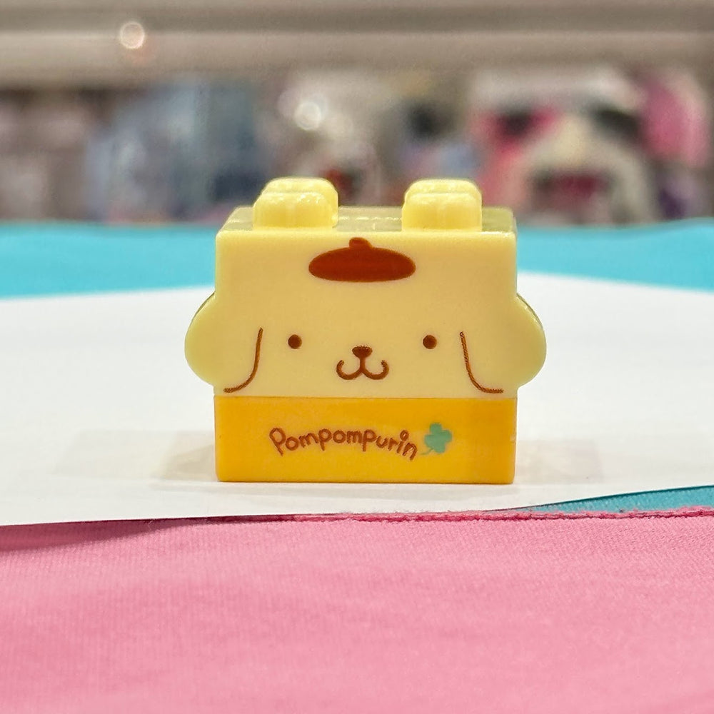 Pompompurin Block Figure Stamp (Good Luck)