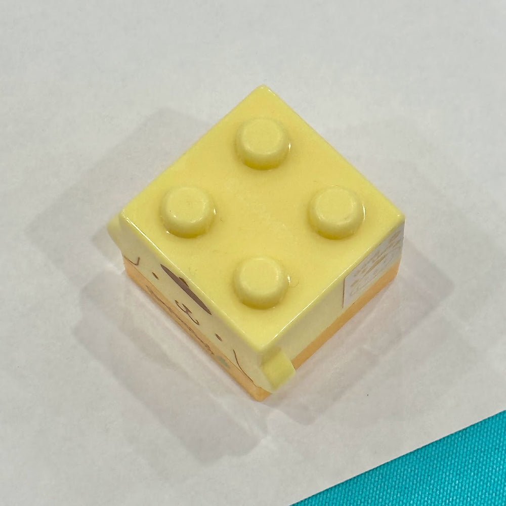 Pompompurin Block Figure Stamp (Good Luck)