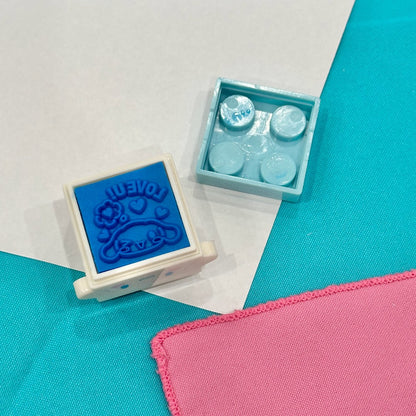Cinnamoroll Block Figure Stamp (Love You)